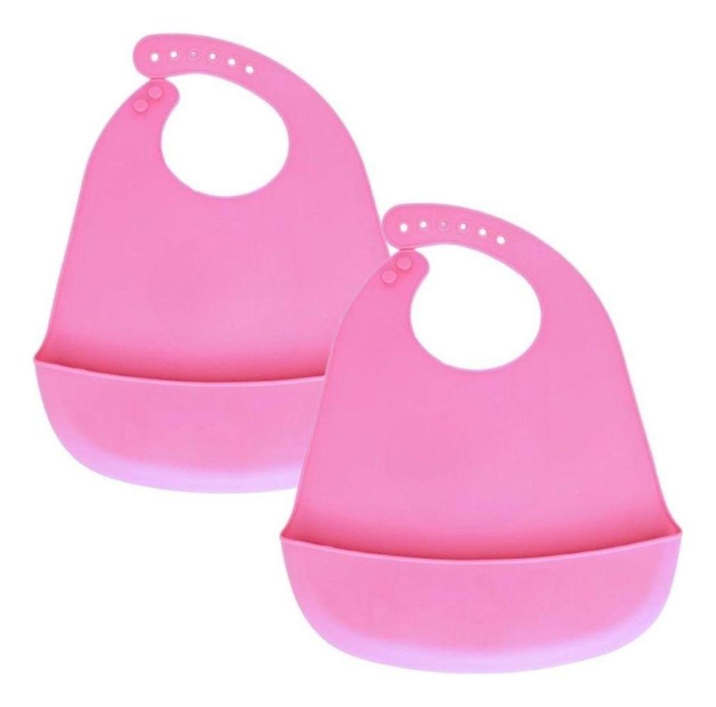 Set 4 Babero Impermeable Antiderrame Suave Práctico Jhn-1