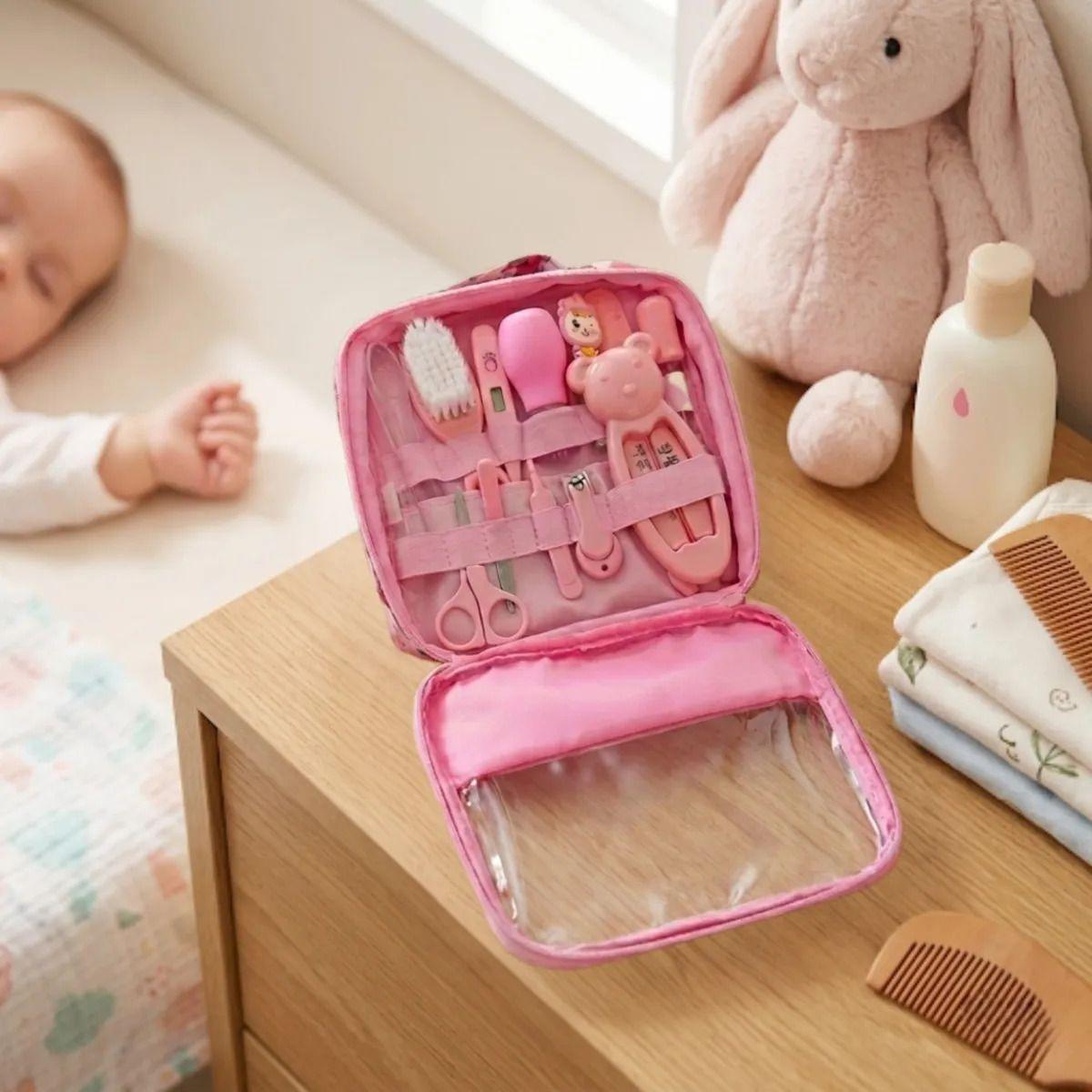 Kit Cuidado Bebé Cortaúñas Termómetro Aspirador Nasal ALJ-3