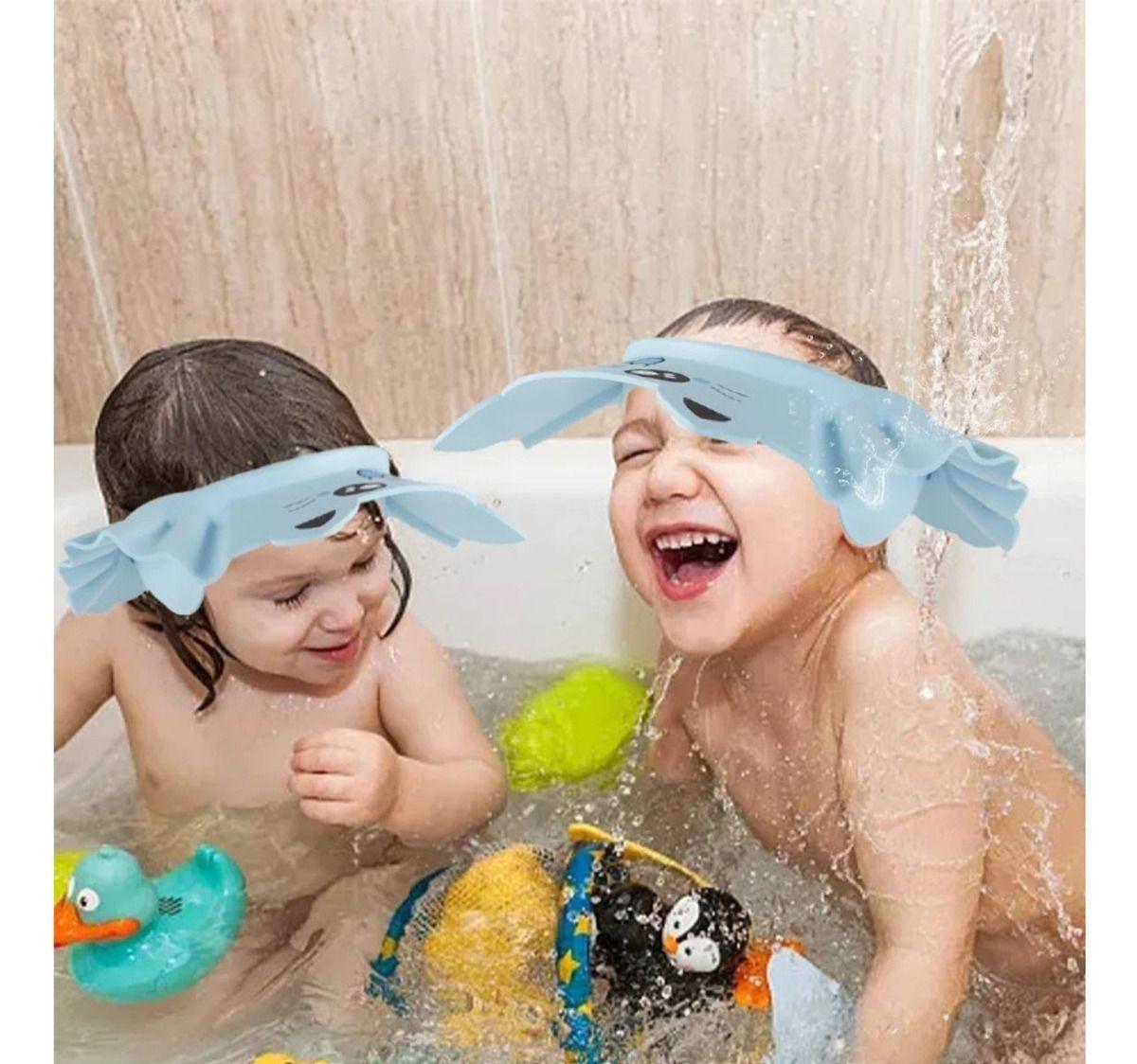 SET 4 VISERA GORRO DUCHA PROTECTOR AJUSTABLE NIÑOS LAU-1