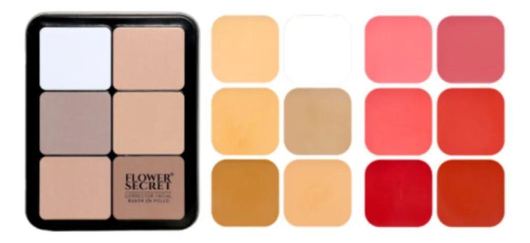 Set Contorno Rubor Crema Acabado Natural Hidratante ALJ-1