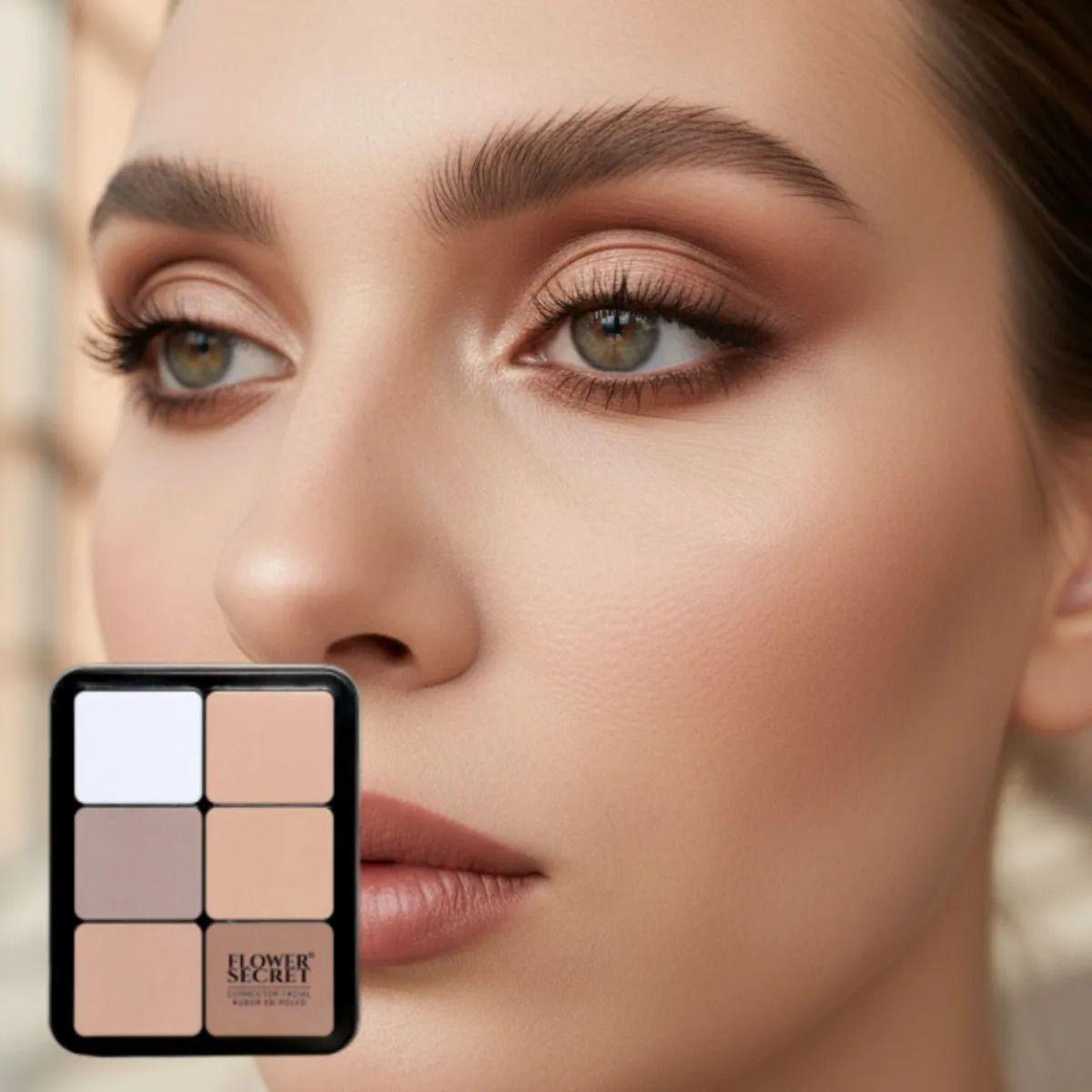 Set Contorno Rubor Crema Acabado Natural Hidratante ALJ-8