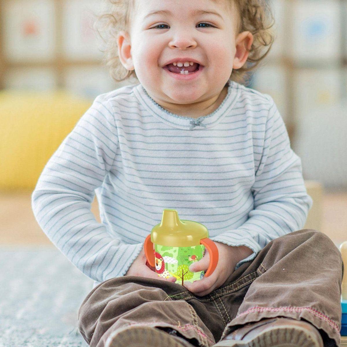 SET 4 VASOS CON PICO PAJILLA PARA NIÑOS PEQUEÑOS LAU-4