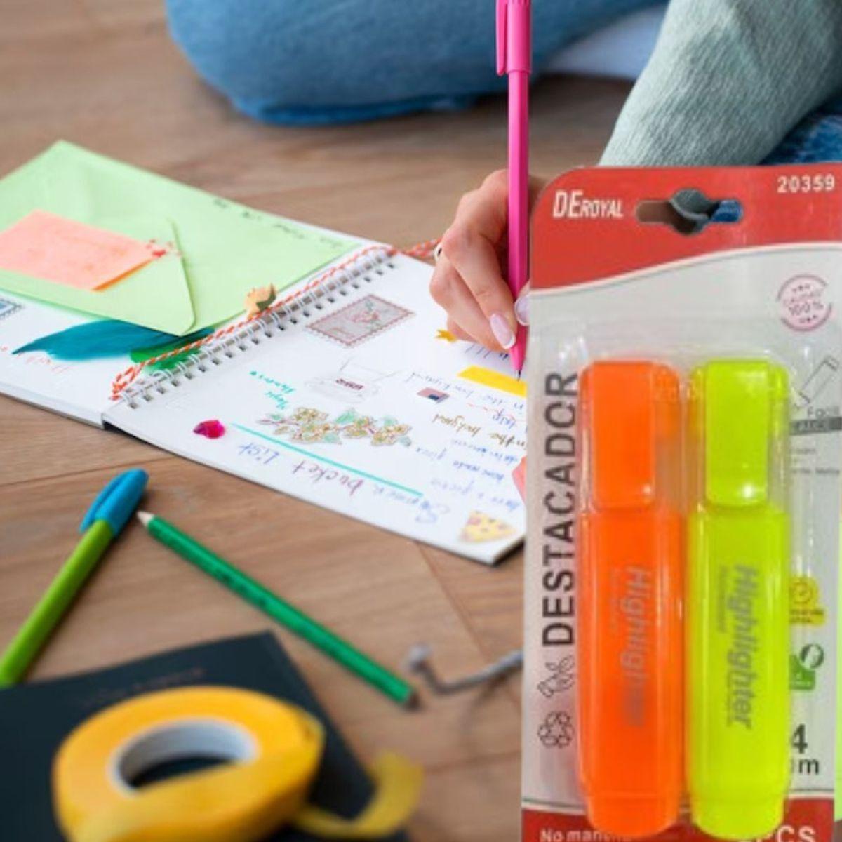 Set 8 Marcador Resaltador Fluorescentes Ergonómico Jhn-5