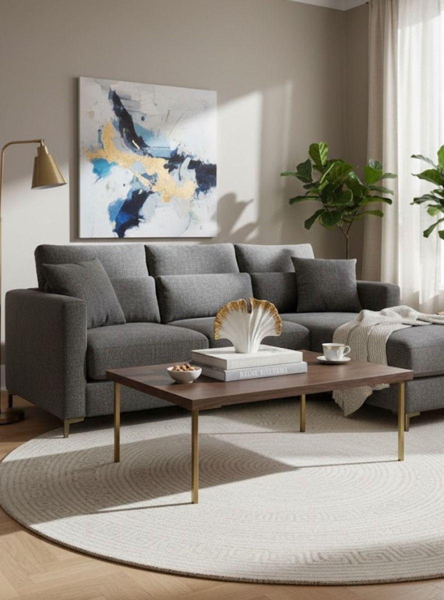 Figura Decorativa Adorno Mesa Diseño Orgánico Estatua Jhn-6