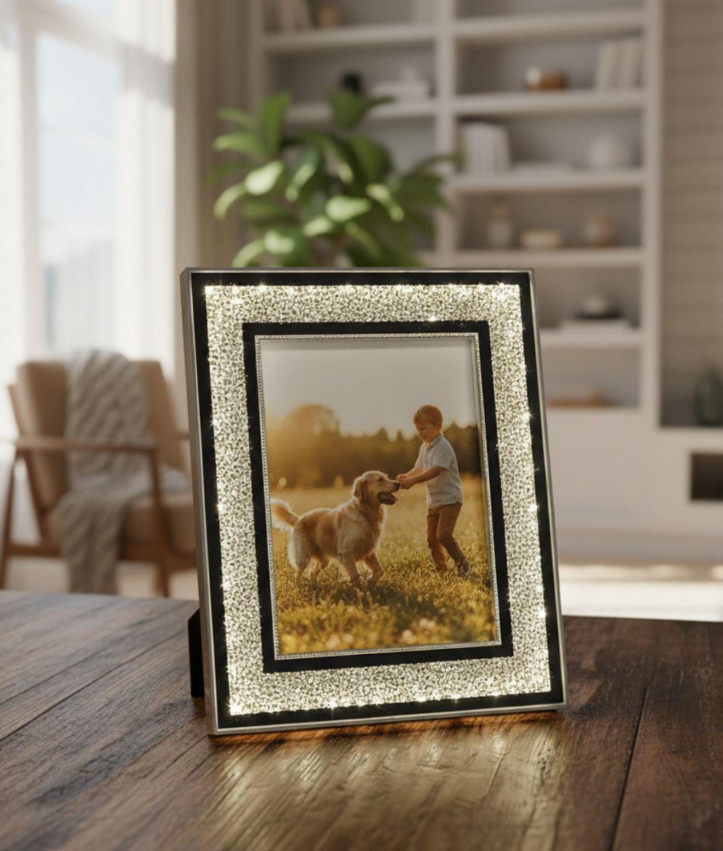 Marco Fotos Decorativo Elegante USB Adorno Hogar Jhn-8