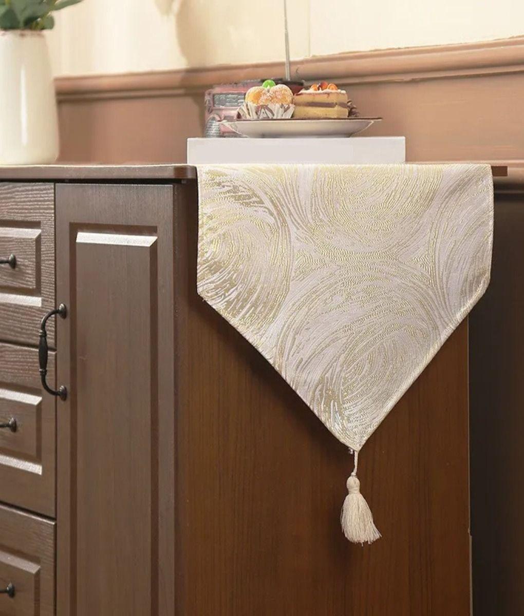 Camino Mesa Mantel Decorativo Estilo Nórdico Elegante Jhn-5