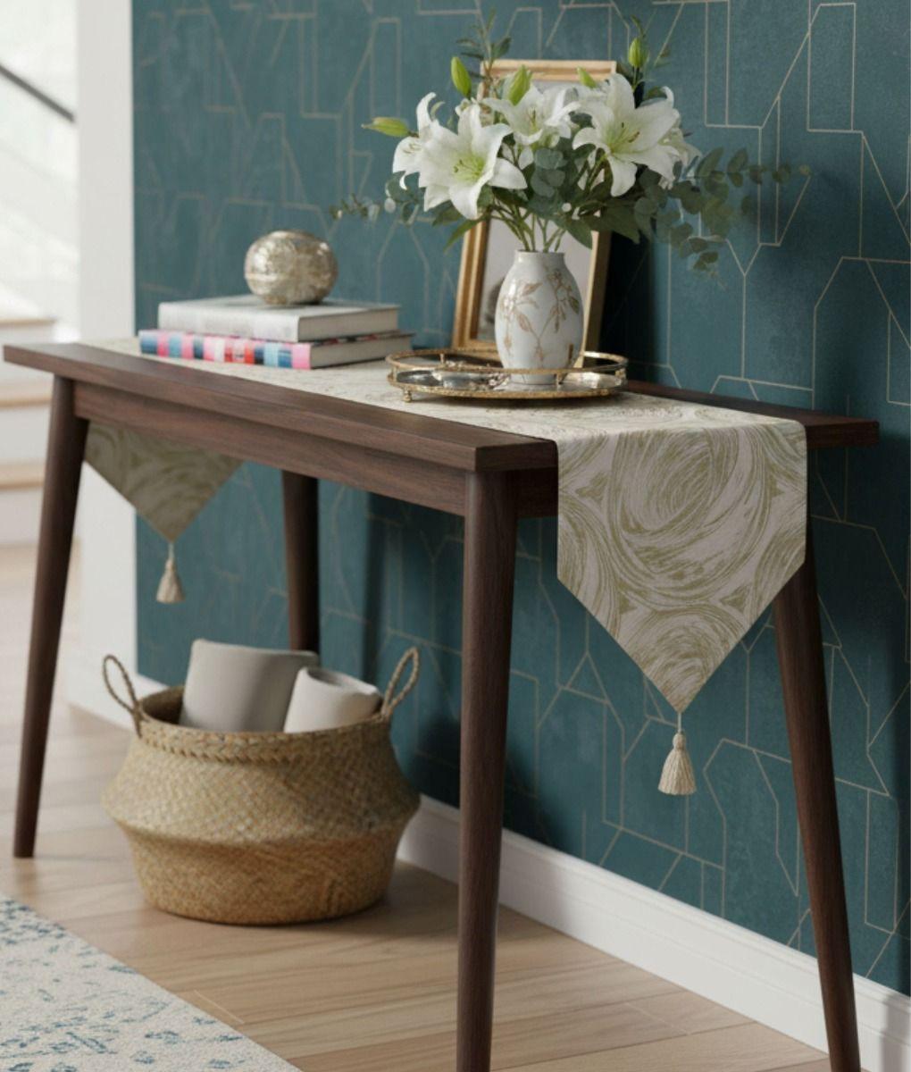 Camino Mesa Mantel Decorativo Estilo Nórdico Elegante Jhn-6