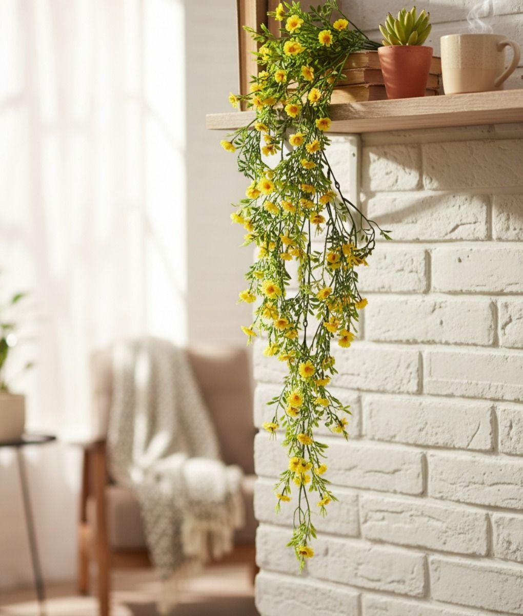 Set 2 Flores Artificiales Enredadera Colgante Adorno Jhn-6