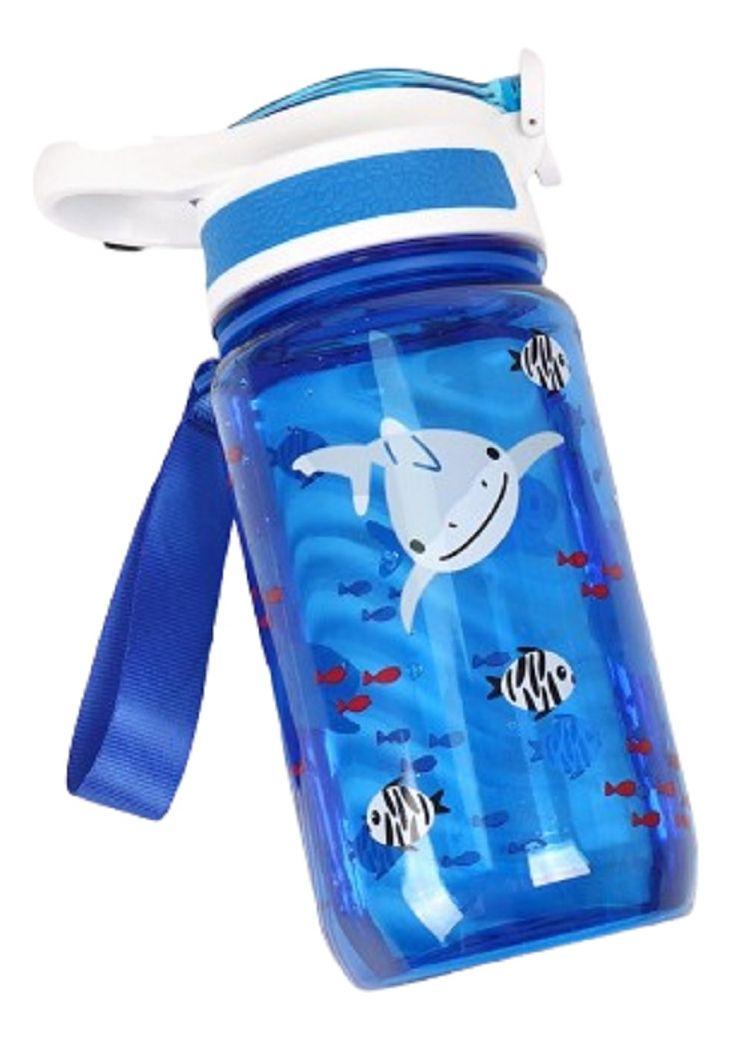 BOTELLA DE AGUA CON PAJITA DEPORTE INFANTIL NIÑOS LAU-0