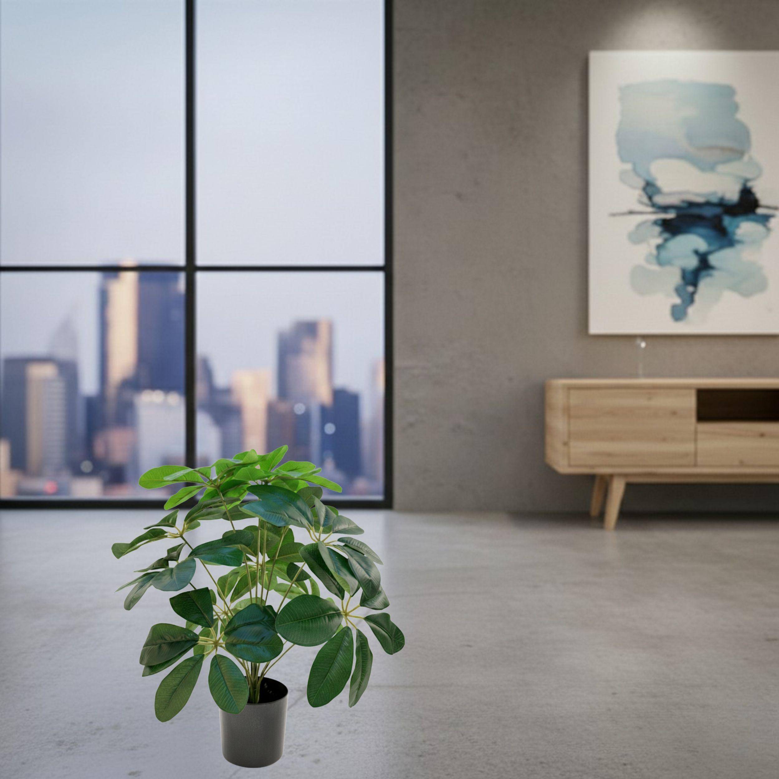 Planta Artificial Hoja Grande Decorativa Estilo Moderno ALJ-4