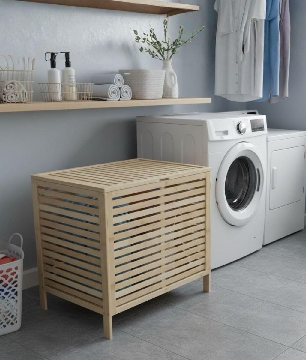 Canasto Ropa Organizador Almacenamiento Cesto Tapa Jhn-7