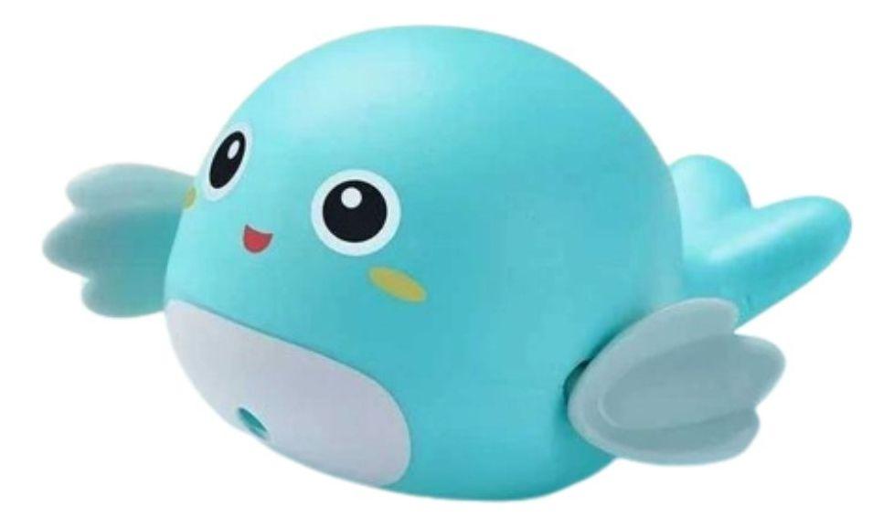 SET 6 JUGUETES DE BAÑO FORMA BALLENA ACUATICO DIVERTIDO LAU-0