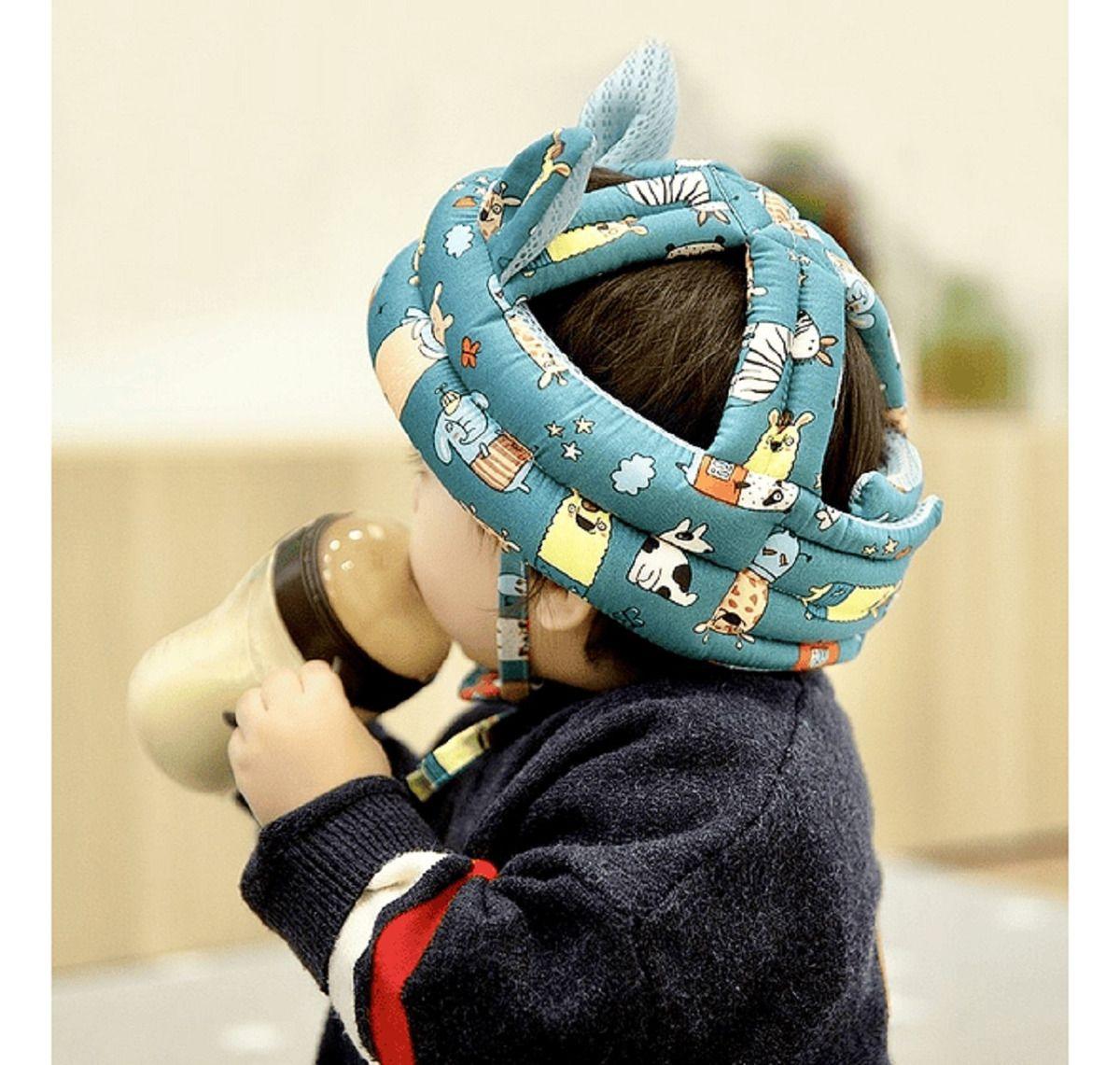 Set 2 Cascos Esponjas Antigolpes Protector Suave Bebe Lau-1