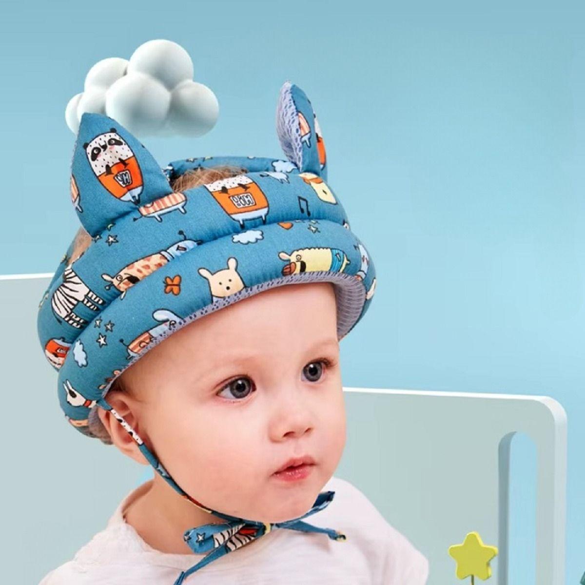 Set 2 Cascos Esponjas Antigolpes Protector Suave Bebe Lau-6