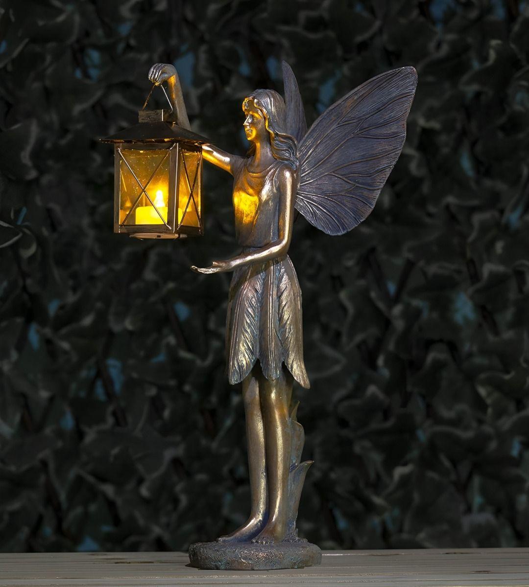 Figura Escultura Ángel Alado Estatua Decorativa Hadas Jhn-5