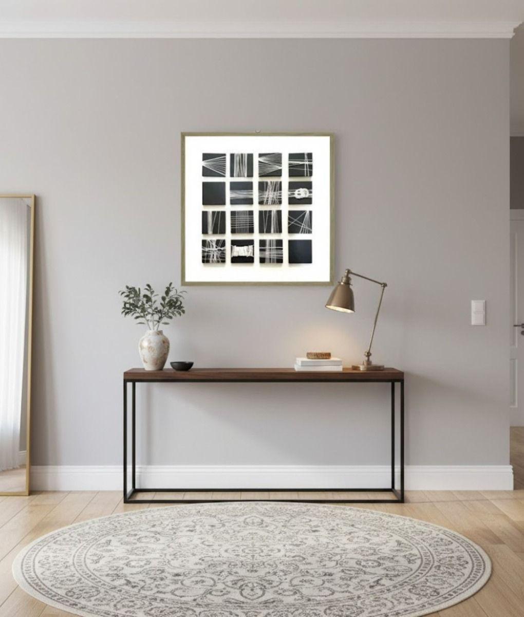 Cuadro Decorativo Abstracto Cuerdas Adorno Arte Pared Jhn-8