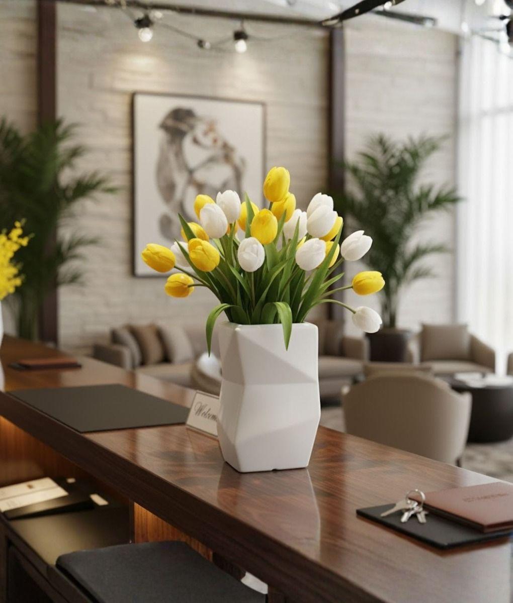 Florero Decorativo Jarrón Silueta Escultural Moderno Jhn-8