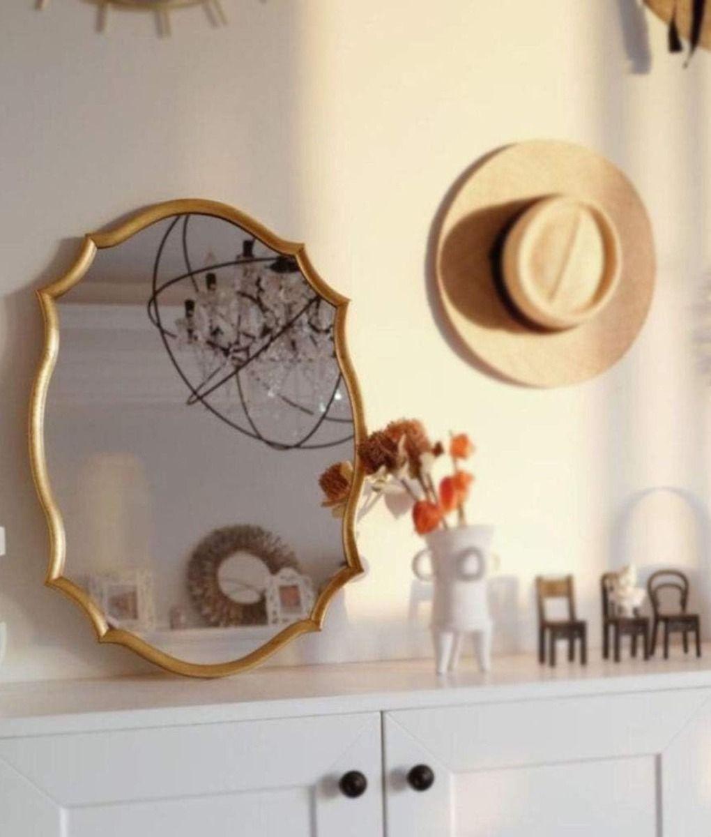 Espejo Pared Decorativo Elegante Ovalado Hogar Jhn-7