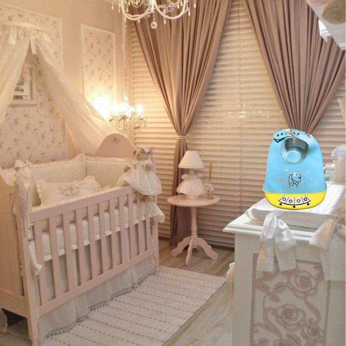 Set 3 Baberos Silicona Colores Recolector Residuos Bebes Lau-1