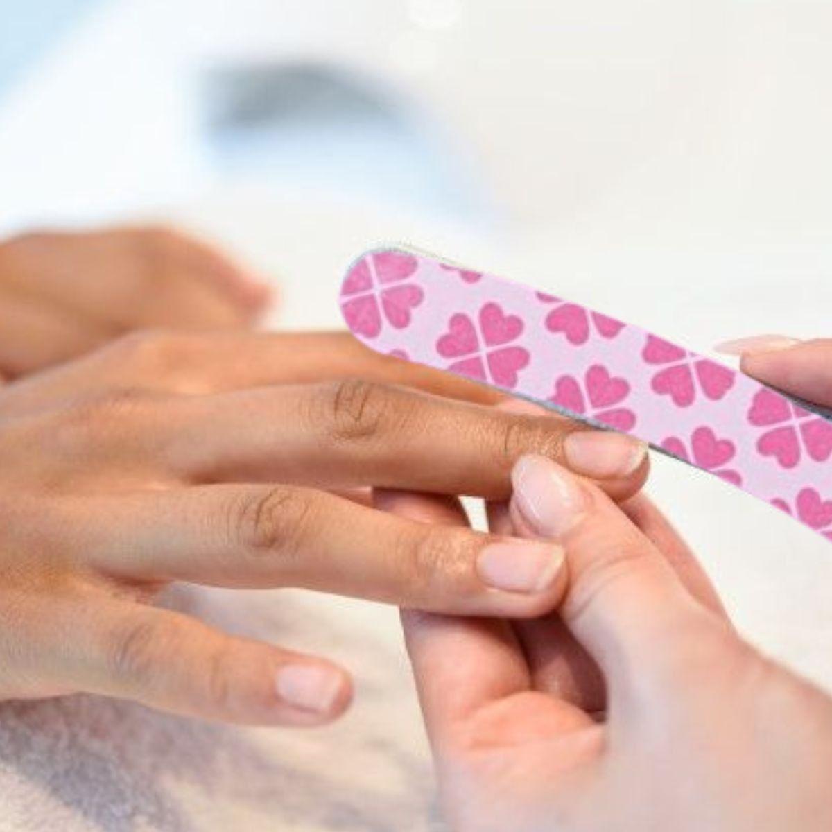 SET 12 LIMAS DE UÑAS DOBLE CARA ESTAMPADO  MANICURA LAU-5