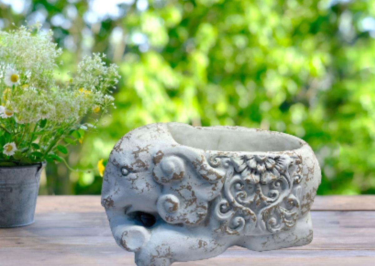 Porta Velas Diseño Elefante Decorativo Adorno Hogar Lau-3