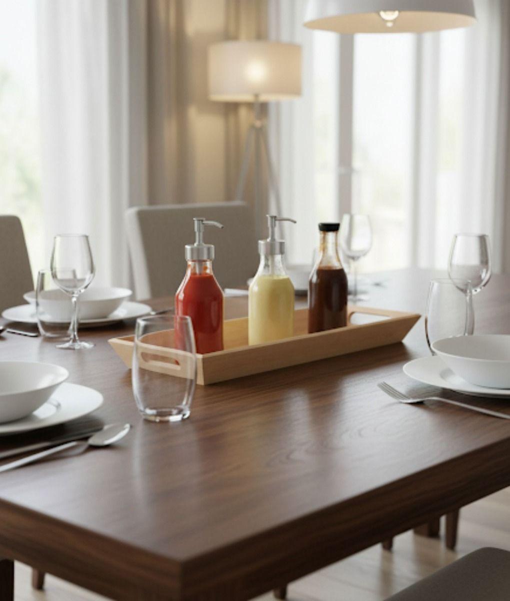 Bandeja Decorativa Multifuncional Almacenamiento Hogar Jhn-8