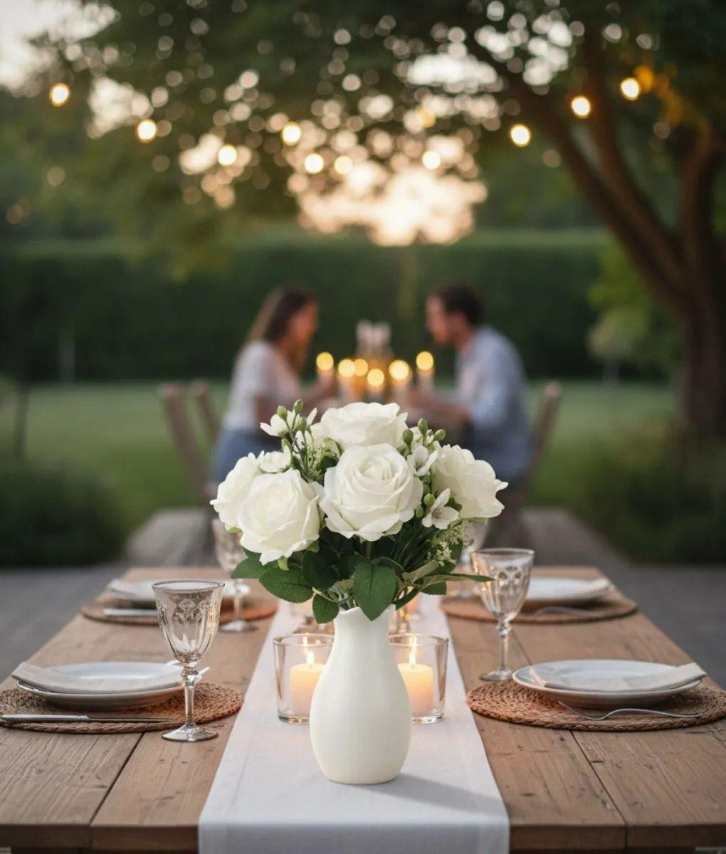 Ramo Artificial Flores Diseño Exquisito Decorativo Jhn-4