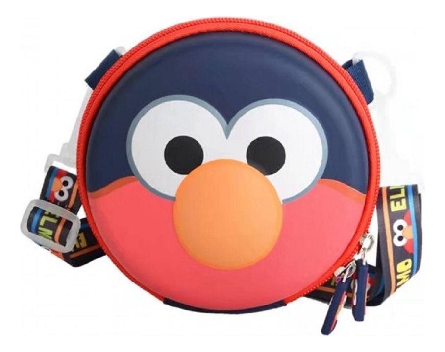  Billetera Infantil Elmo Moderno Sintético Practico Niña Lau-0