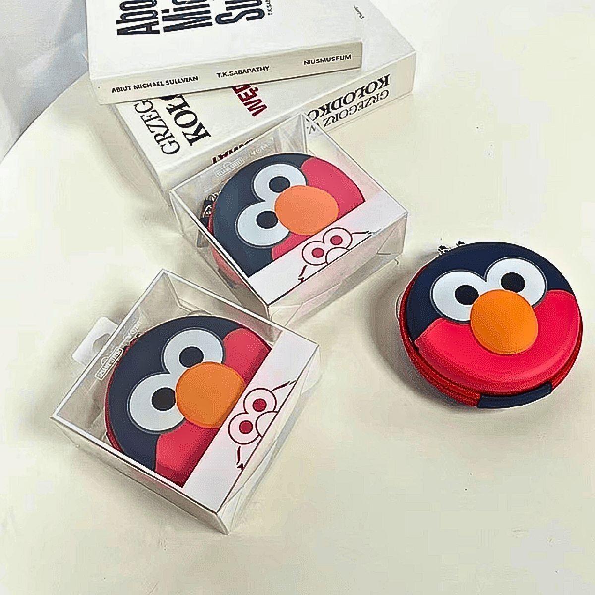  Billetera Infantil Elmo Moderno Sintético Practico Niña Lau-1