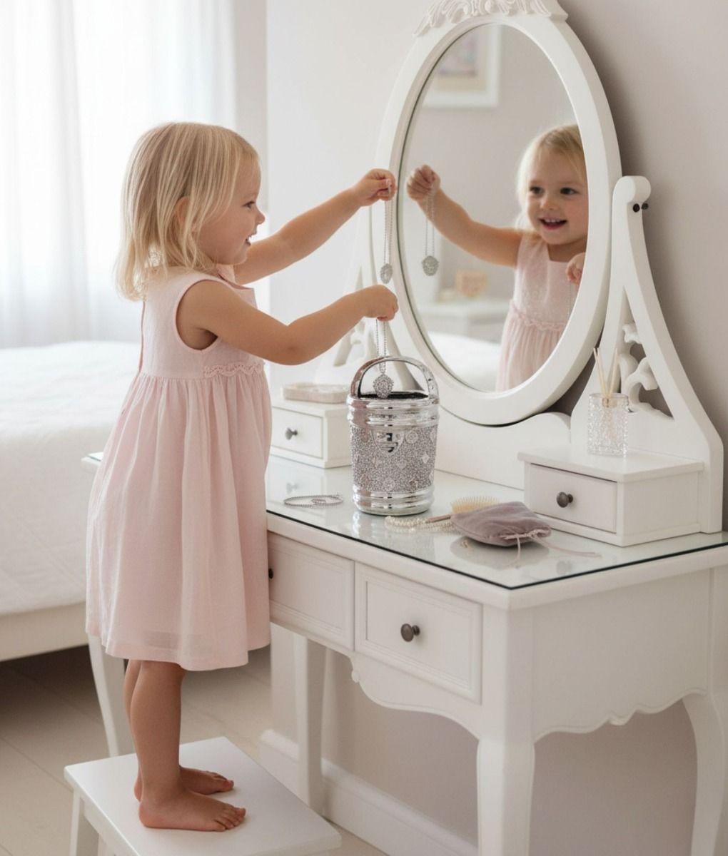 Figura Decorativa Multifuncional Cubo Contenedor Estatua Jhn-4