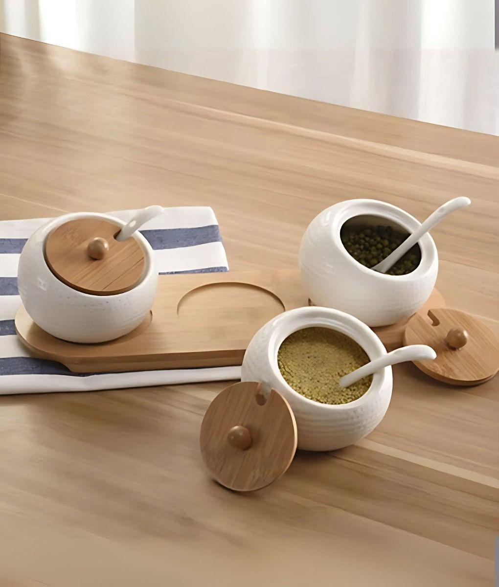 Especiero Recipiente Versátil Almacenamiento Cocina Jhn-8