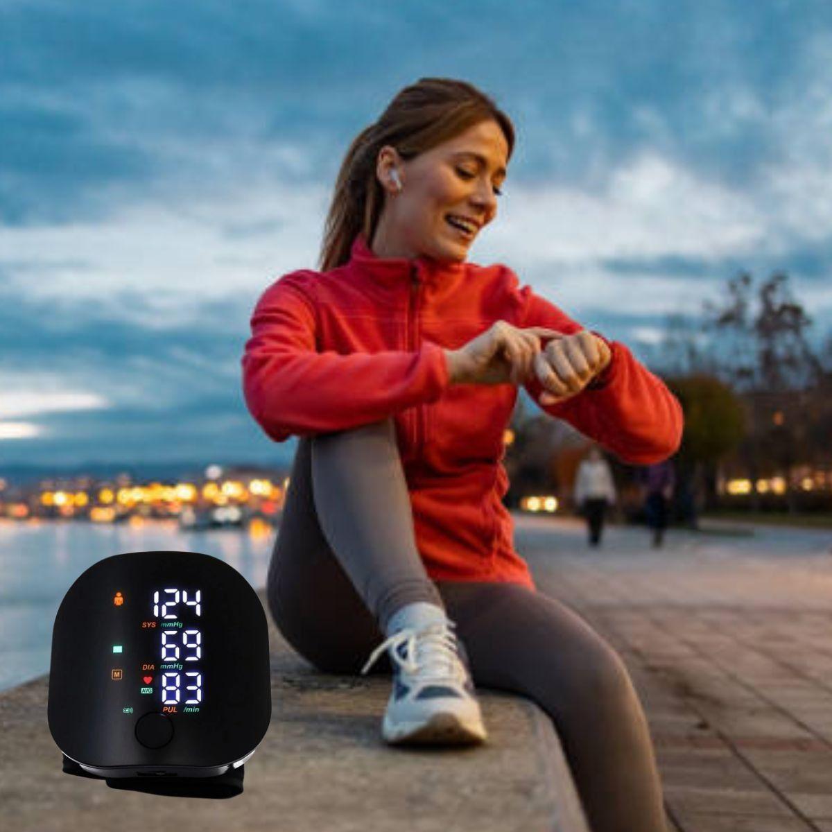 TENSIOMETRO DIGITAL DE MUÑECA RECARGABLE MONITOR LAU-2