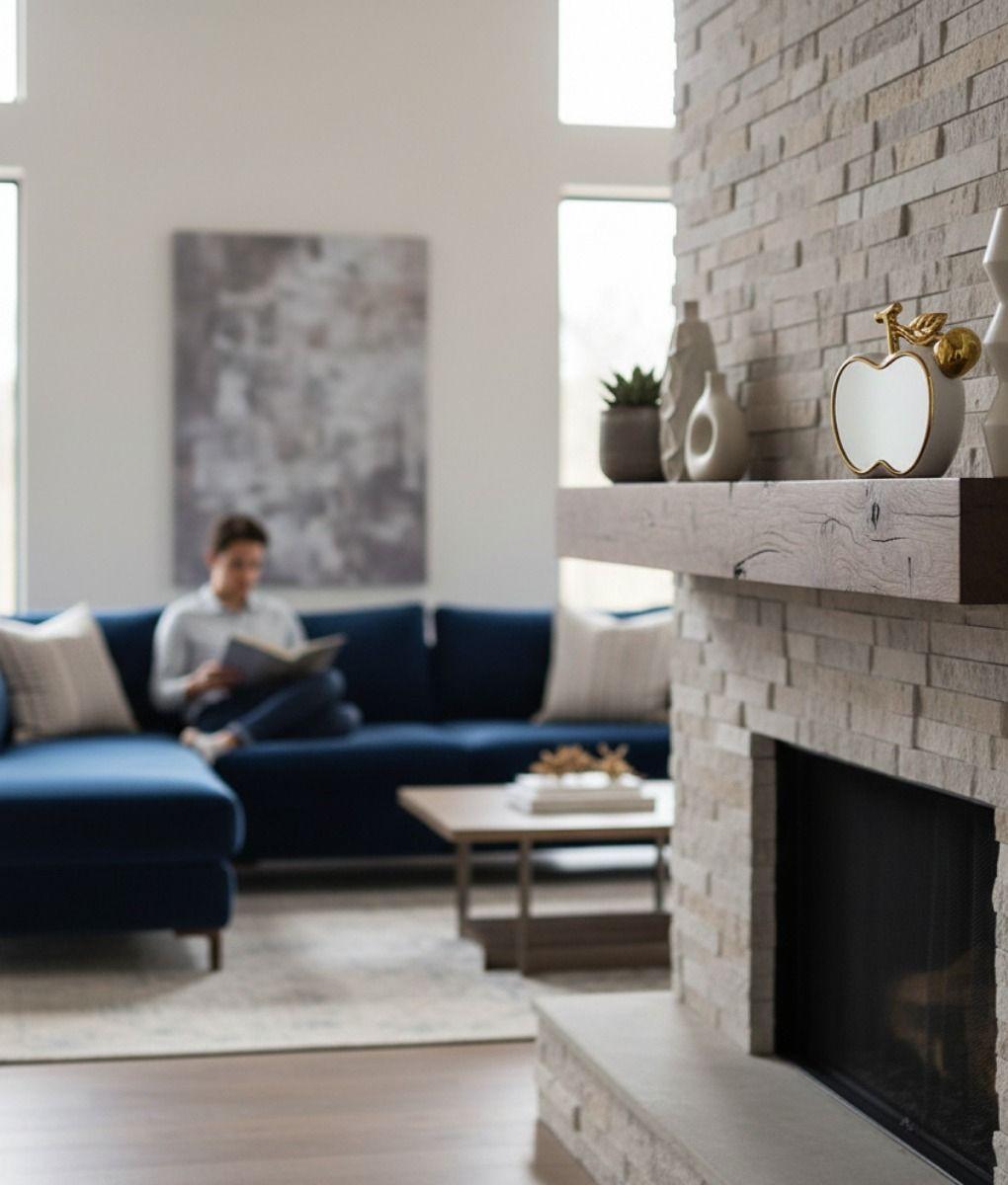 Figura Decorativa Reflejos Espejo Diseño Frutal Adorno Jhn-2