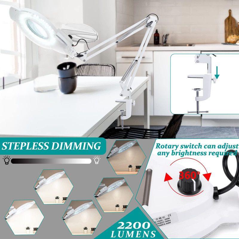 Lampara Aumento Led Esteticista Dental Cosmetologia Lau-2