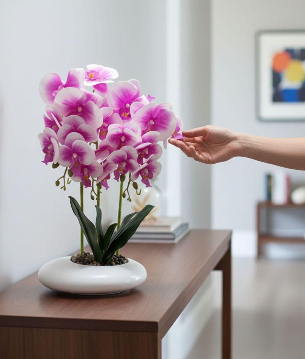 Planta Artificial Decorativa Adorno Floral Moderno Hogar Jhn-2