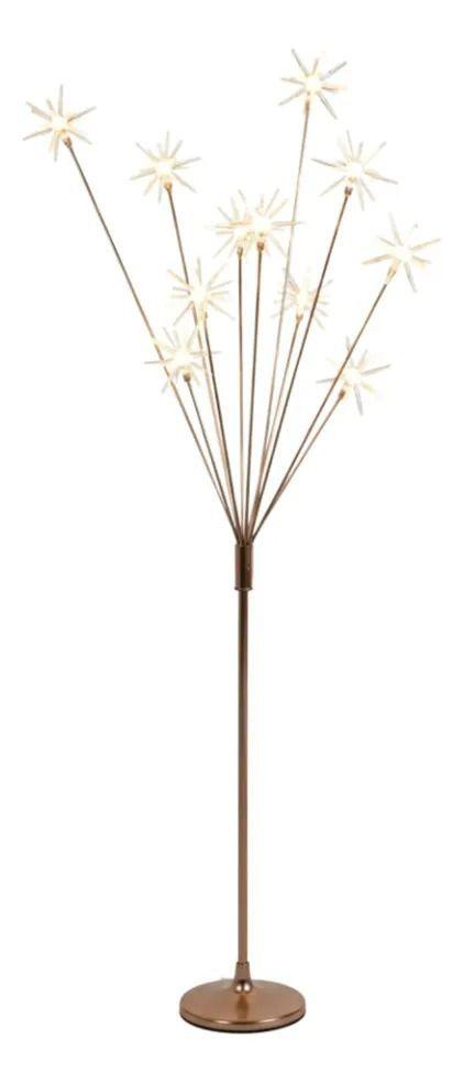 Lámpara Pie Decorativa Diseño Estrellas Ambiente Cálido AJ-0