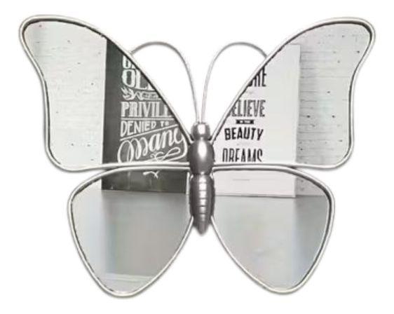 Set 3 Espejo Decorativo Pared Mariposa Funcional Hogar Jhn-2