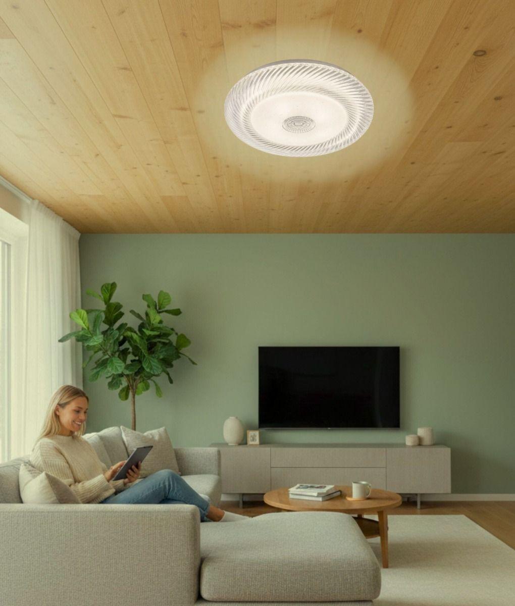 Lámpara Techo LED Elegancia Ciclónica Enfoque Central Jhn-4