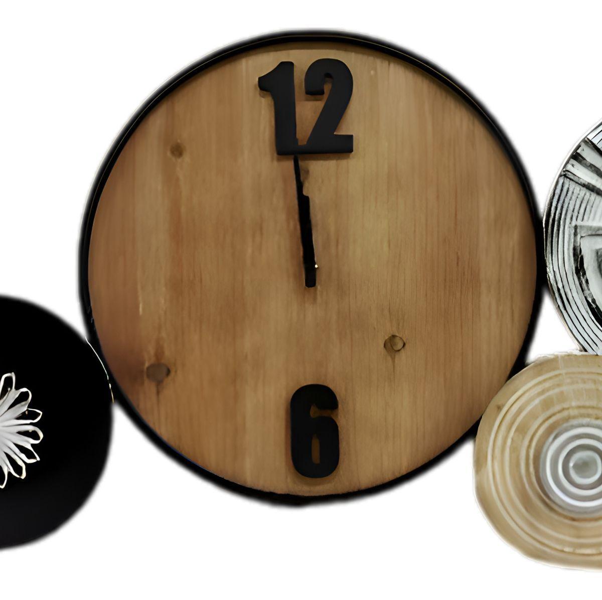 Reloj Pared Granja Grande Rústico Decorativo Jhn-2