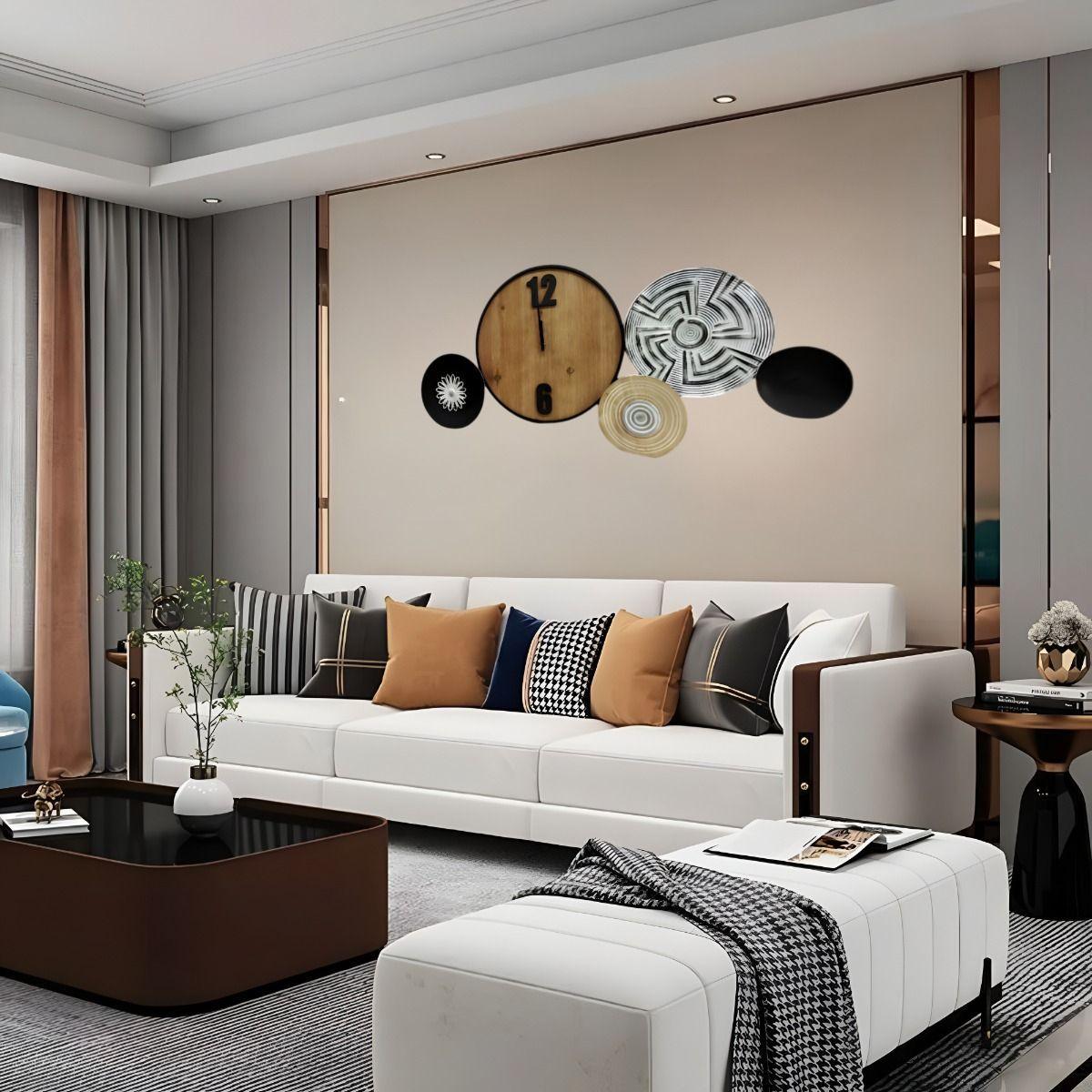 Reloj Pared Granja Grande Rústico Decorativo Jhn-8