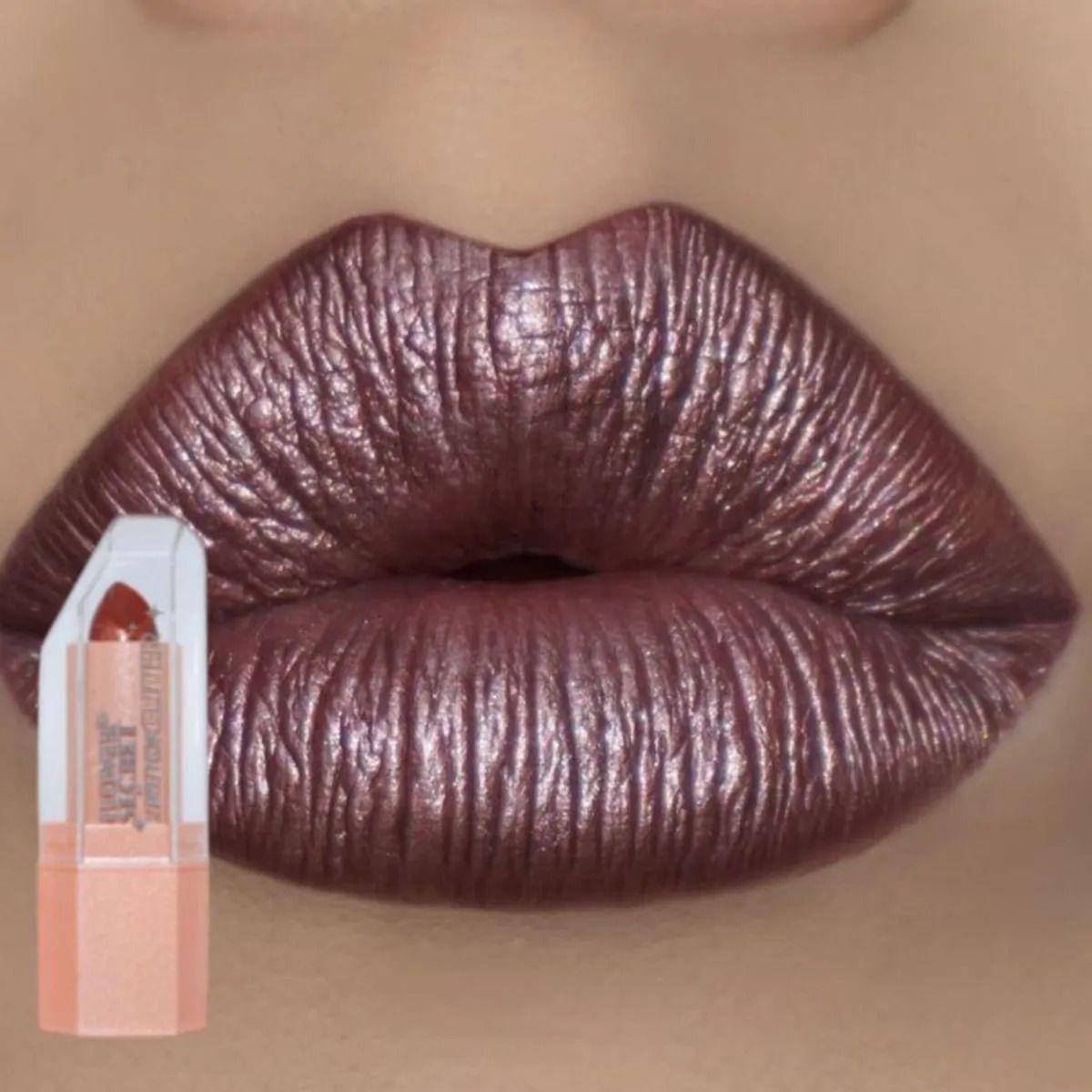 Paq 24 Labiales Barra Metalizado Cremoso Efecto Volumen ALJ-5