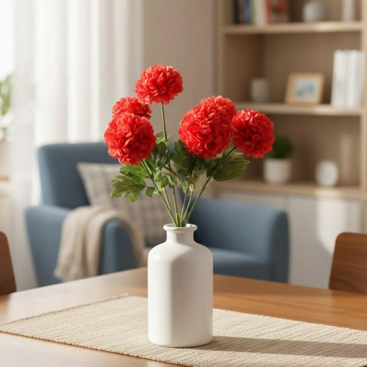 Set 2 Ramo Flores Ornamentales Elegancia Artificial Jhn-8