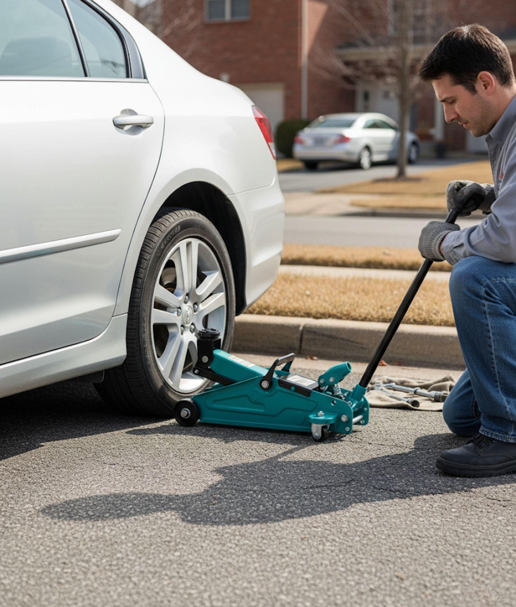 Gato Hidráulico 2 Toneladas Elevador Auto Vehículo Jhn-2