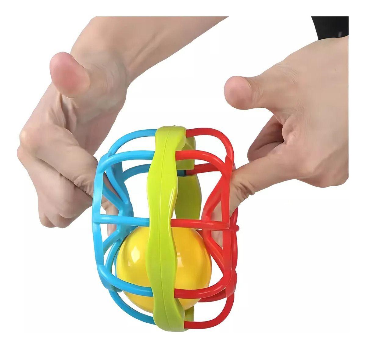 Sonajero Suave Forma Pelota Didactico Juguete Bebe Lau-0