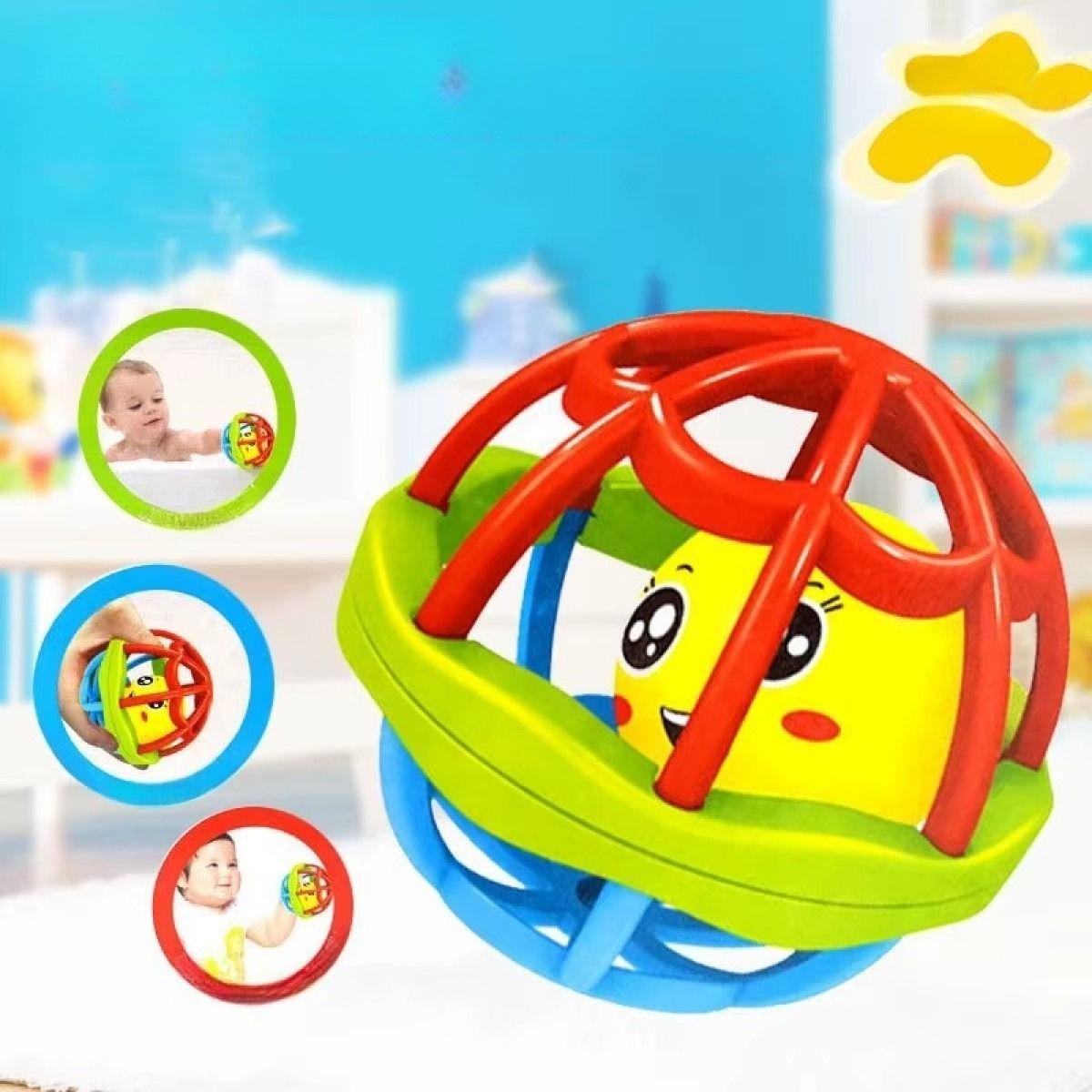 Sonajero Suave Forma Pelota Didactico Juguete Bebe Lau-7