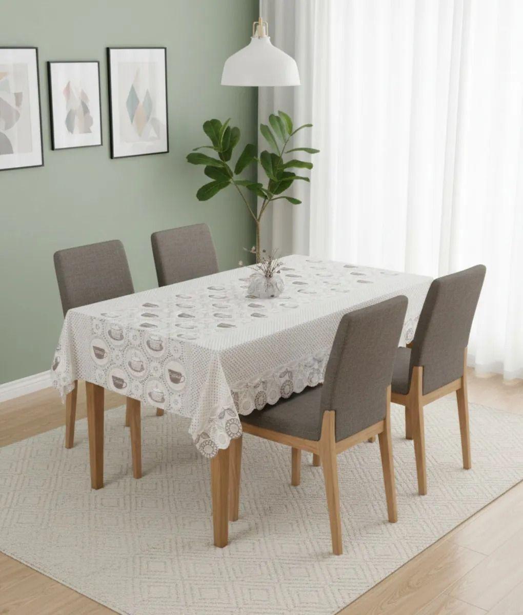 Mantel Mesa Decorativo Patrón Temático Café Calado Jhn-6