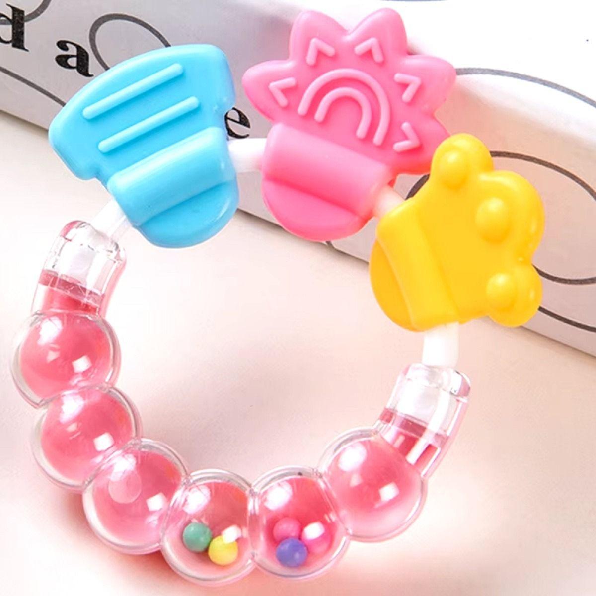 Set 8 Mordedor Pulsera Sensorial Silicona Bebes Lau-8