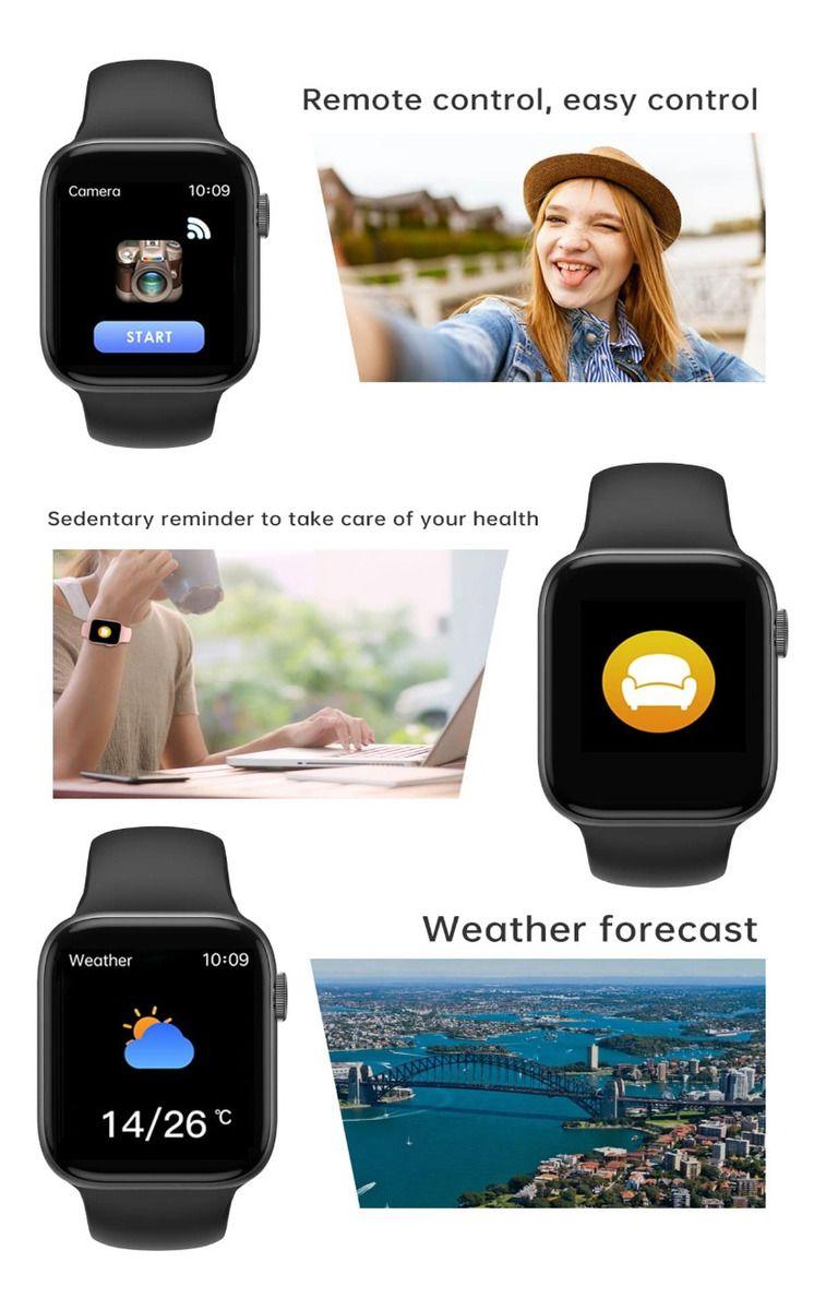 Reloj Smartwatch Bluetooth Msj Llamadas Táctil Fitness Jhn-6