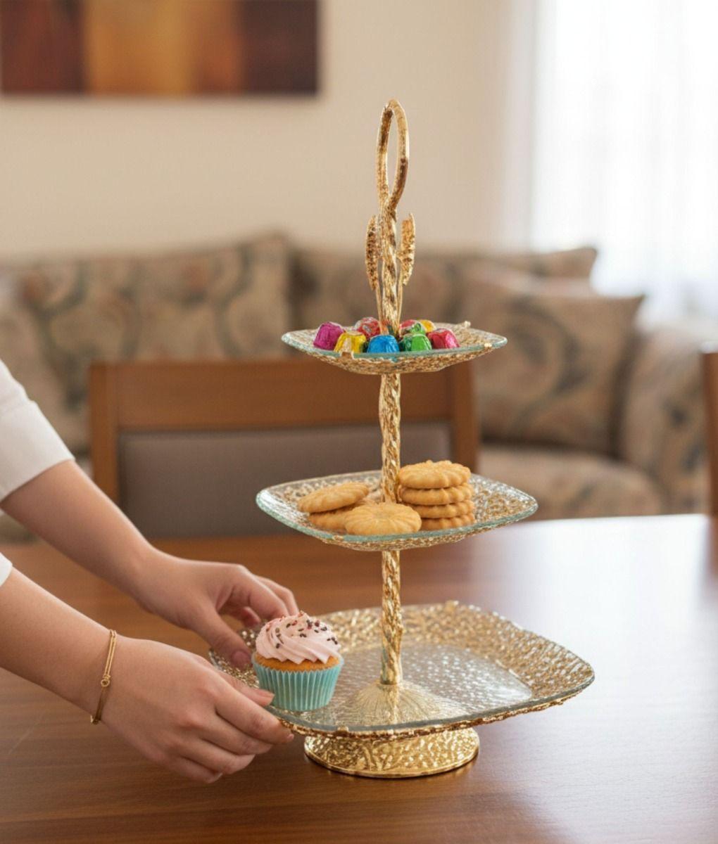 Frutero Decorativo Multifuncional Soporte Mesa Adorno Jhn-4