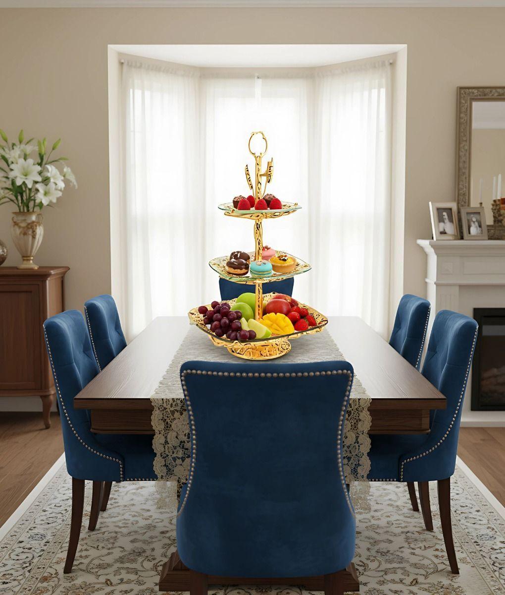 Frutero Decorativo Multifuncional Soporte Mesa Adorno Jhn-7